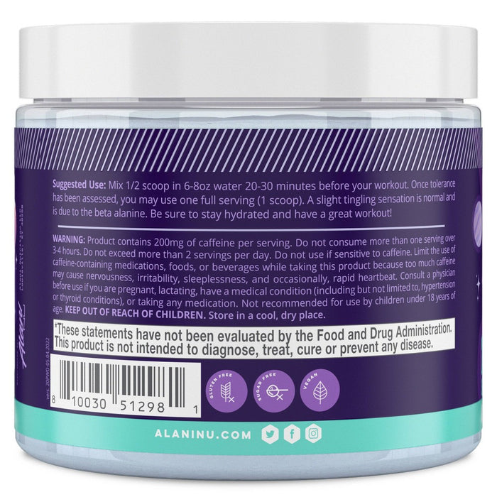 Alani Nu Nutrition Pre-Workout Energy Powder - Cosmic Stardust - 7.05oz