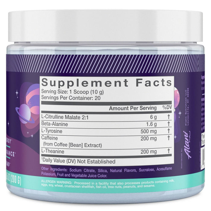 Alani Nu Nutrition Pre-Workout Energy Powder - Cosmic Stardust - 7.05oz