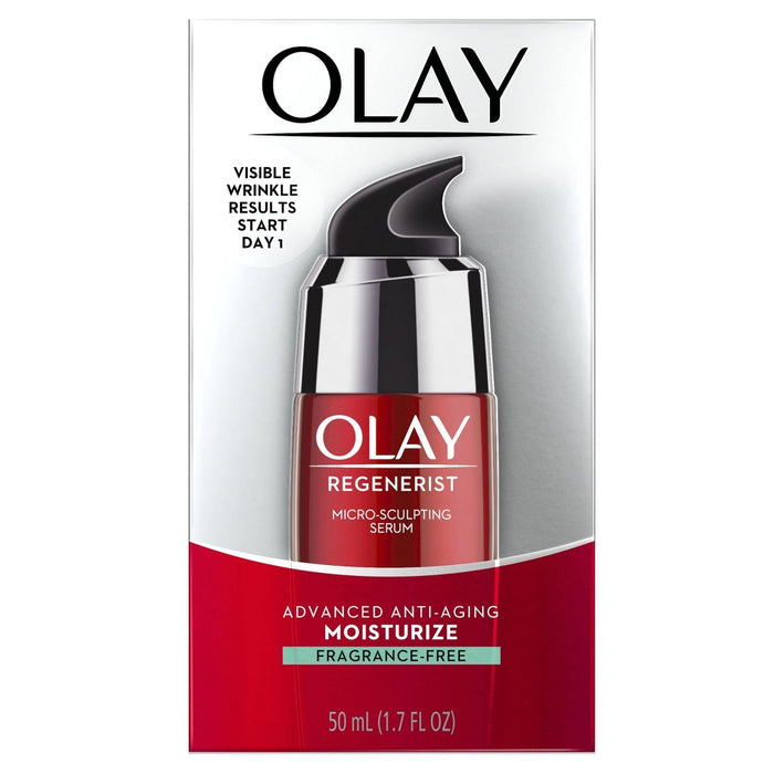 Olay Regenerist Micro-Sculpting Serum Fragrance Free Face Moisturizer - 1.7 fl oz