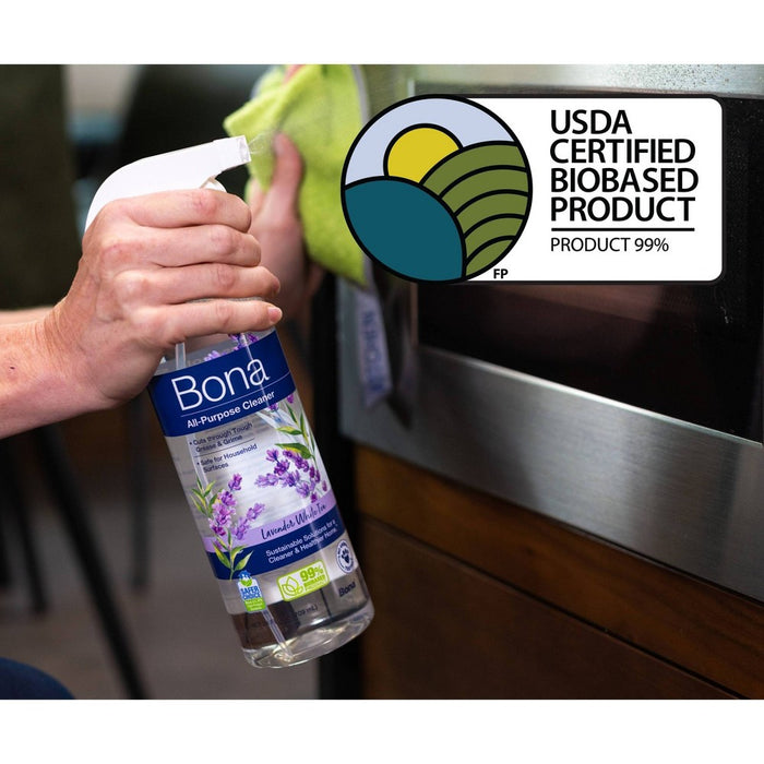 Bona Lavender & White Tea Cleaning Products Multi Surface All Purpose Cleaner Spray - 24 fl oz