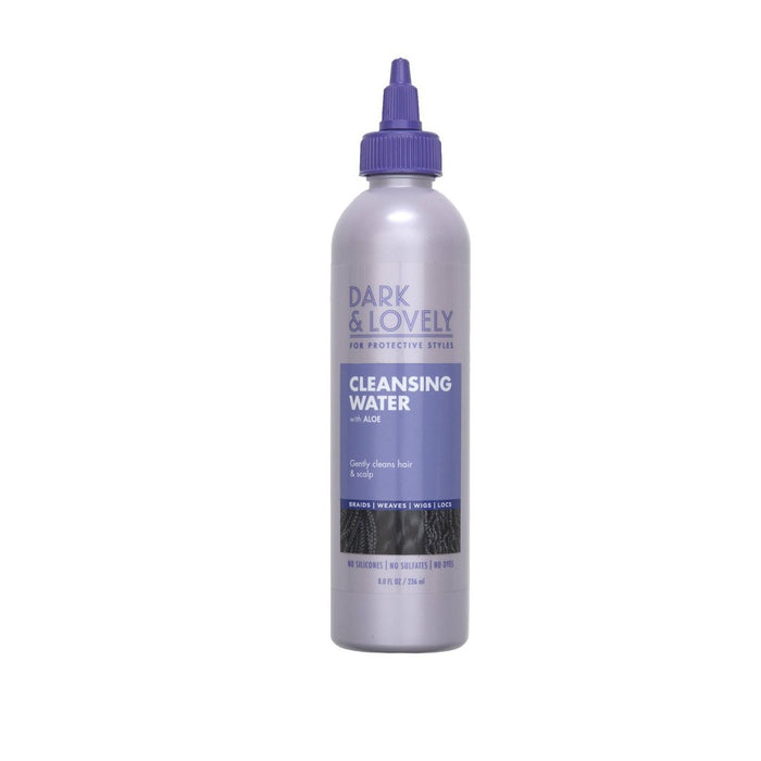 Dark and Lovely Protective Styles Hair and Scalp Cleansing Water with Aloe for Braids, Weaves, Wigs and Locs