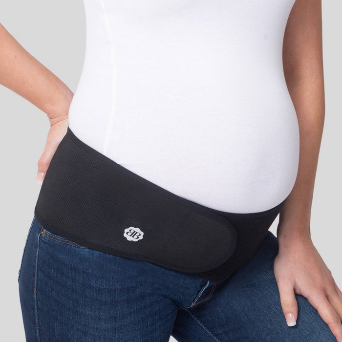 Belly & Back Maternity Support Belt - Belly Bandit Basics by Belly BanditBlack S