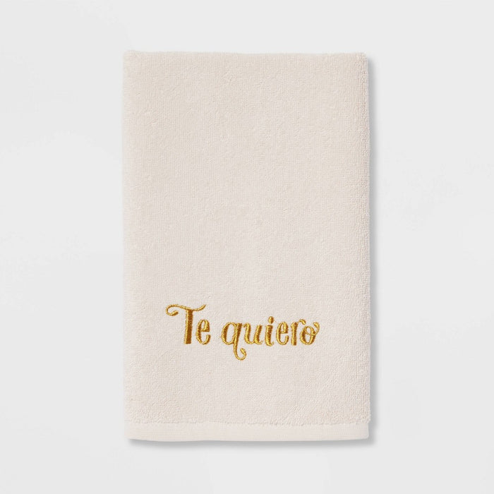 'Te Quiero' Hand Towel White - Threshold
