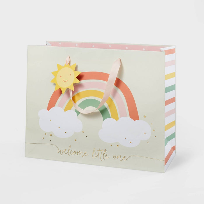 "Welcome Home Little One" Baby Medium Gift Bag - Spritz