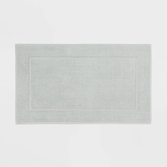 21"x34" Spa Plush Bath Mat Light Mint - Threshold