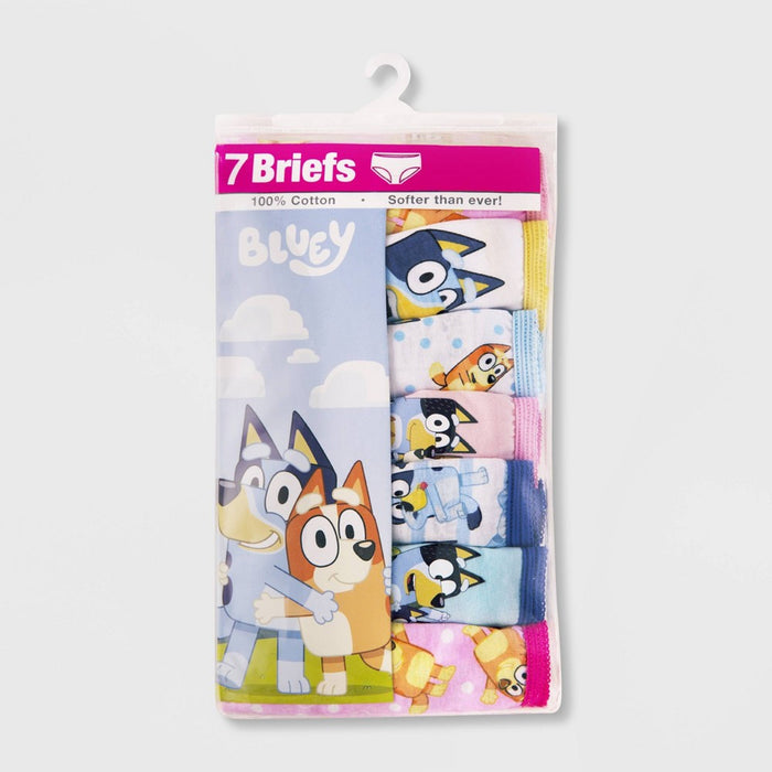 Girls' Bluey 7pk Underwear - 4