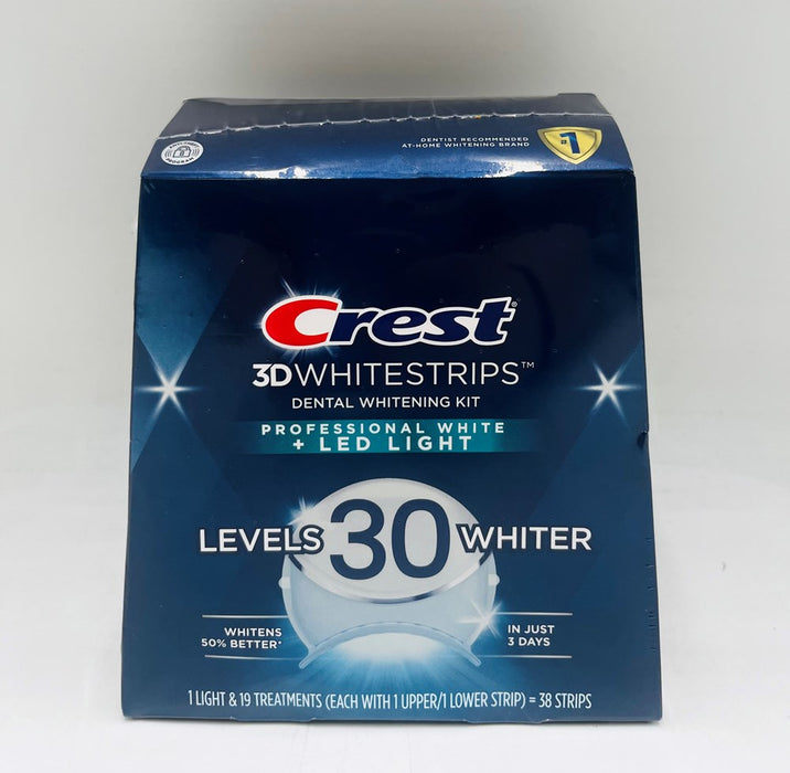 Crest 3D Whitestrips with LED Accelerator Light At-home Teeth Whitening Kit