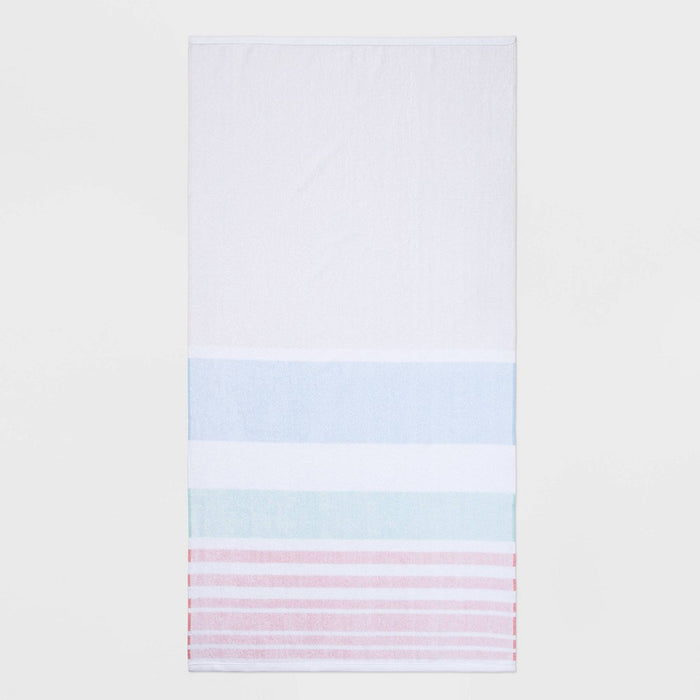 Warm Striped Sand Resist Beach Towel - Sun Squad