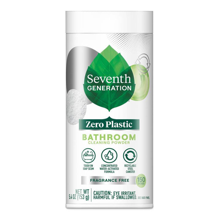 Seventh Generation Zero Plastic Bathroom Cleaner Powder - 5.4oz