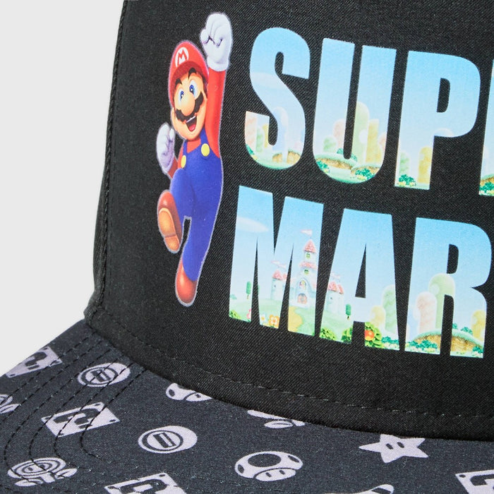 Boys' Super Mario Hat - Black