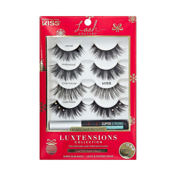 KISS Products Lash Couture Luxtension Holiday Collection - Cashmere - 4pr