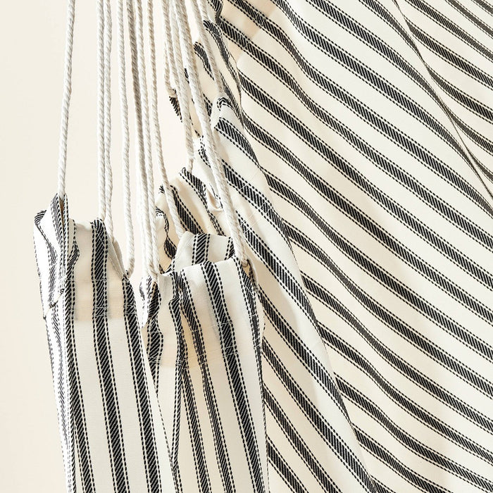 Striped Hammock Chair Dark Gray/Cream - Hearth & Hand with Magnolia