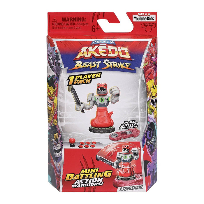 Legends of Akedo Beast Strike Cybersnake Mini Figure
