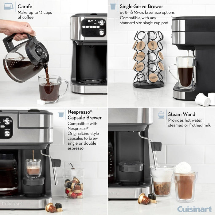 Cuisinart Coffee Center 4-in-1 Coffeemaker SS-4N1 (LOCAL PICKUP ONLY)