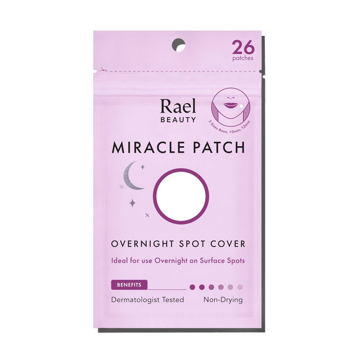 Rael Beauty Miracle Pimple Patch Overnight Spot Cover for Acne - 26ct
