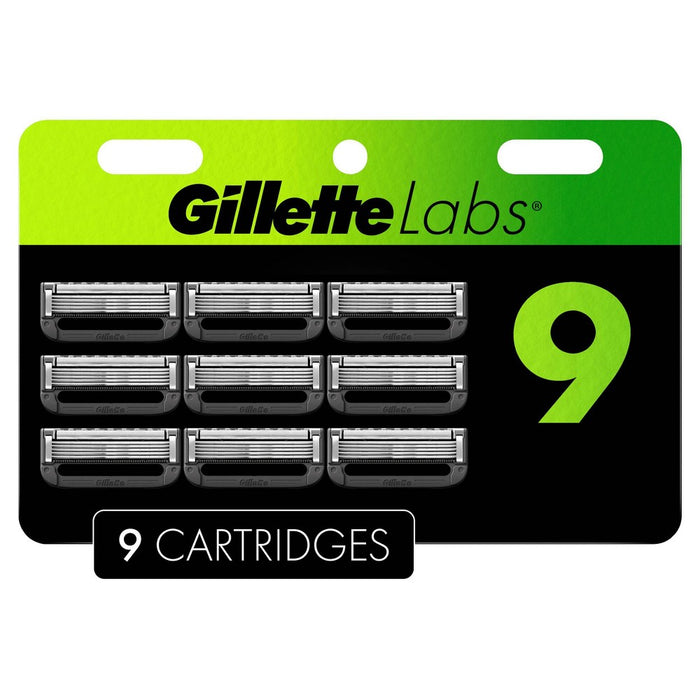 Gillette Labs Exfoliating Bar Razor Blade Refills - 9ct