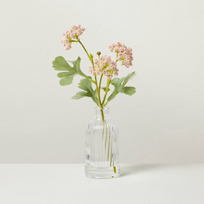 11" Faux Blush Pink Sedum Flower Arrangement - Hearth & Hand with Magnolia