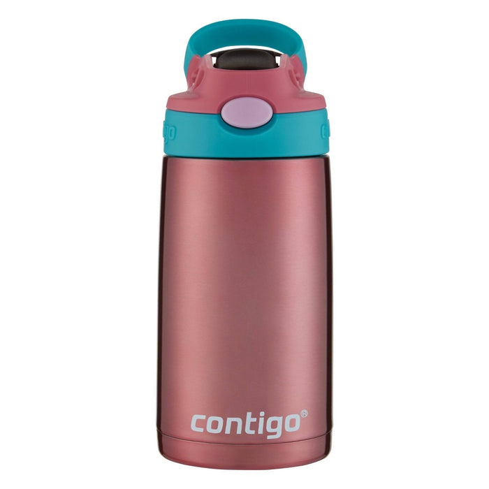 Contigo 13oz Stainless Steel AutoSpout Kids' Water Bottle Pink