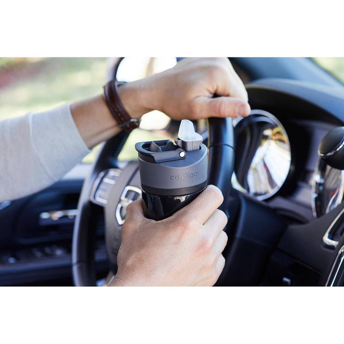 Contigo 24oz Ashland Chill Stainless Steel Water Bottle Licorice