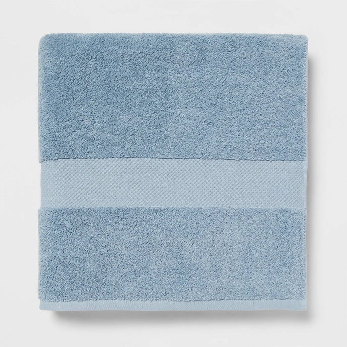 Performance Plus Oversized Bath Towel Light Blue - Threshold