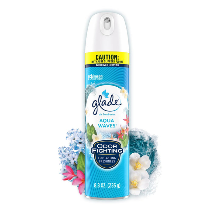 Glade Aerosol Room Spray Air Freshener - Aqua Waves - 8.3oz