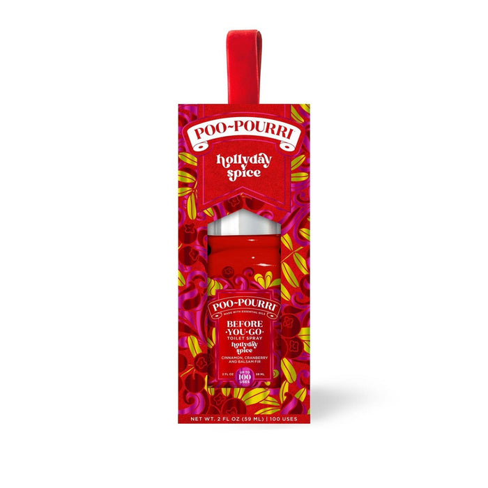 Hollyday Spice 2oz Before-You-Go Toilet Spray - Poo-Pourri