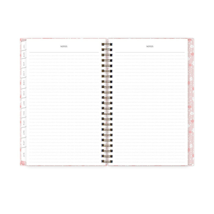 Blue Sky x One Tree Planted 2023-24 Academic Planner Clear Cover 5"x8" Weekly/Monthly Wirebound Maeve Pink