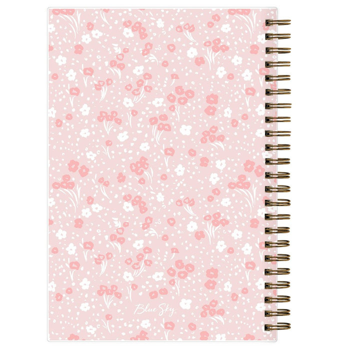 Blue Sky x One Tree Planted 2023-24 Academic Planner Clear Cover 5"x8" Weekly/Monthly Wirebound Maeve Pink