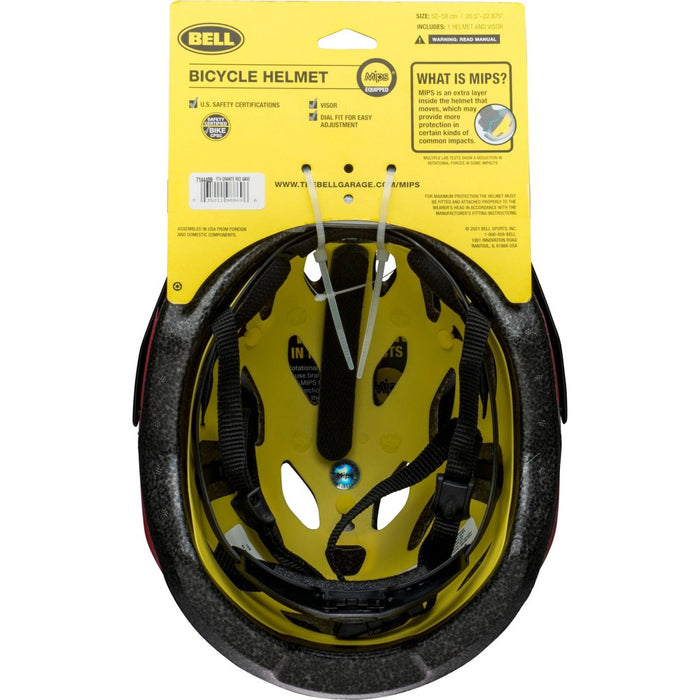 Bell Granite MIPS Youth Bike Helmet - Black/Red