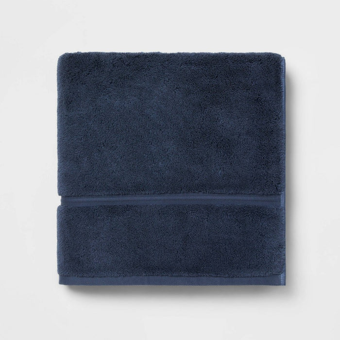 Spa Plush Bath Towel Navy - Threshold