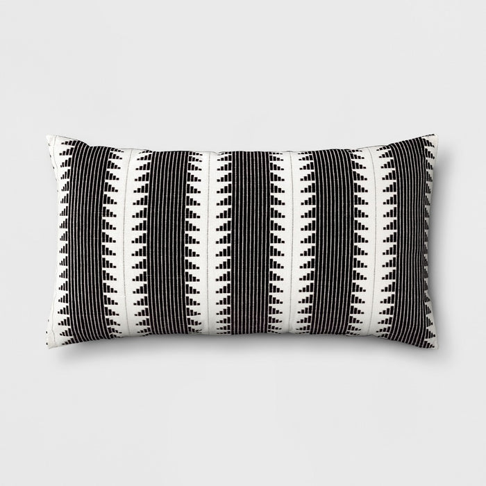 Global Oversize Lumbar Throw Pillow Black - Threshold (LOCAL PICKUP ONLY)