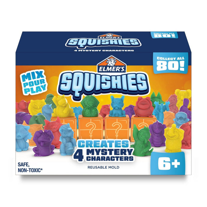 Elmer's 4ct Squishies DIY Toy Activity Kit With Mystery Character
