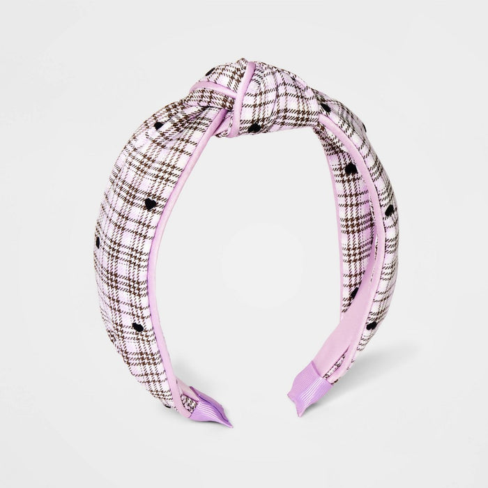 Girls' Top Knot Headband - art class Lilac Purple