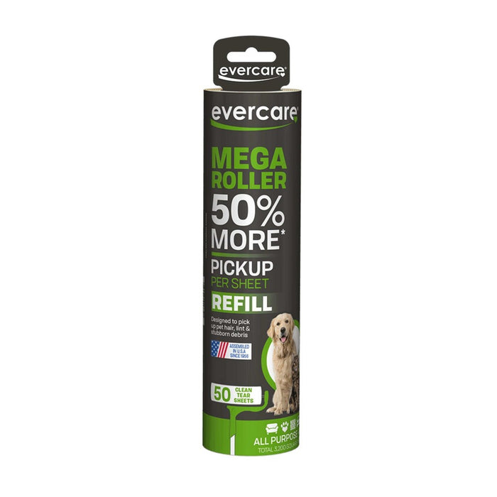 Evercare Mega Lint Roller Refill - 50 Layer - 22.22 sq ft