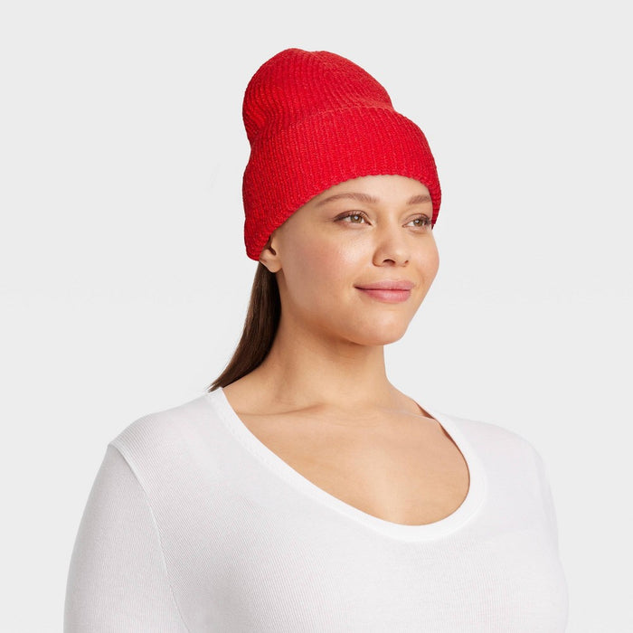 Knit Beanie - Universal Thread Red