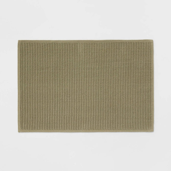 20"x30" Performance Plus Bath Mat Solid Light Green - Threshold