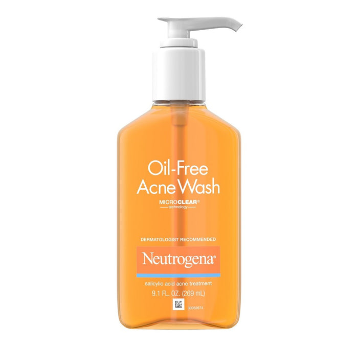 Neutrogena Oil-Free Salicylic Acid Acne Fighting Face Wash - 9.1oz
