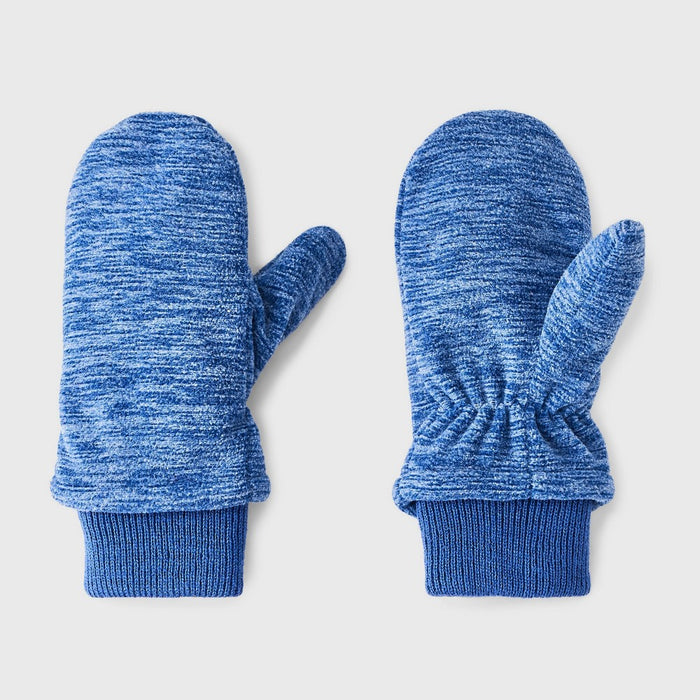 Baby Fleece Mittens - Cat & Jack Blue 12-24M