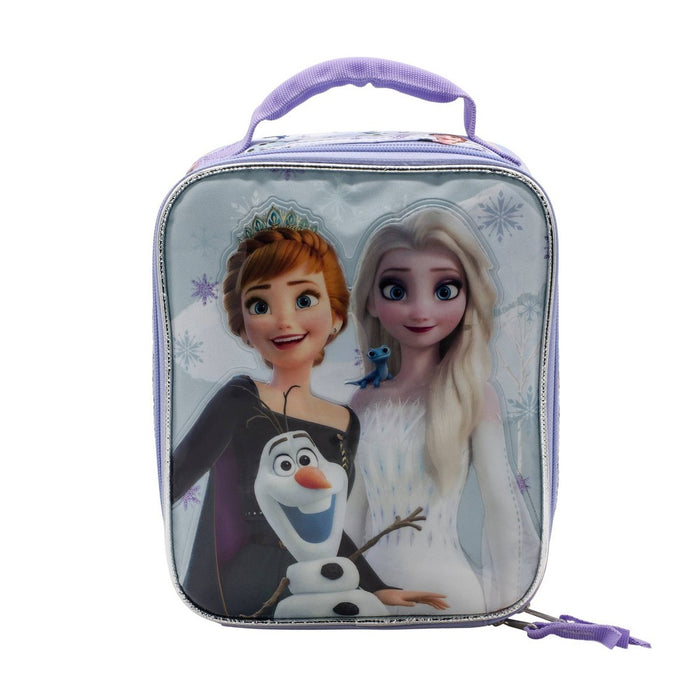 Frozen Kids' Square Lunch Box and Bag - Purple