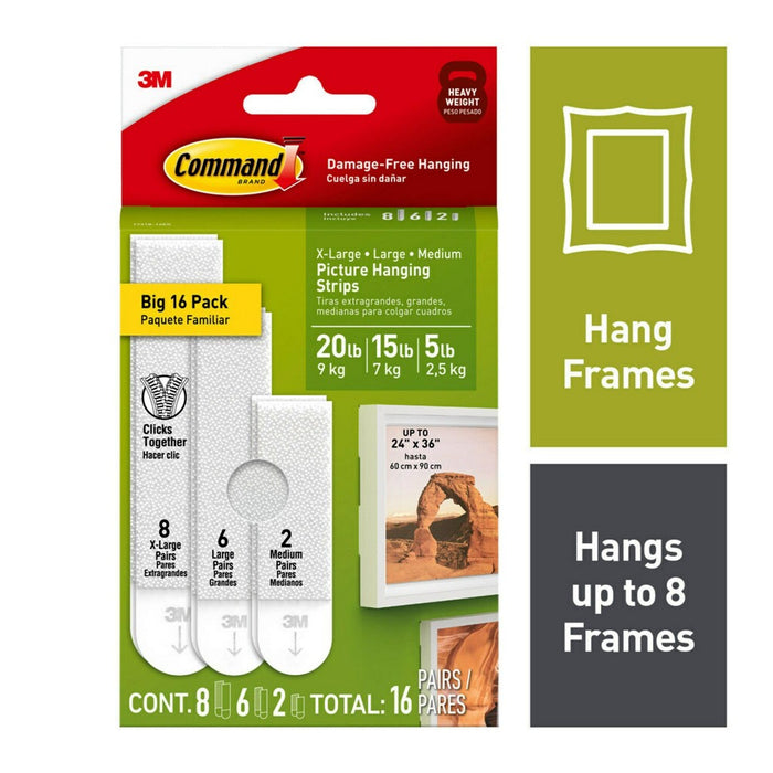 Command 12pk Heavy PHS Adhesives