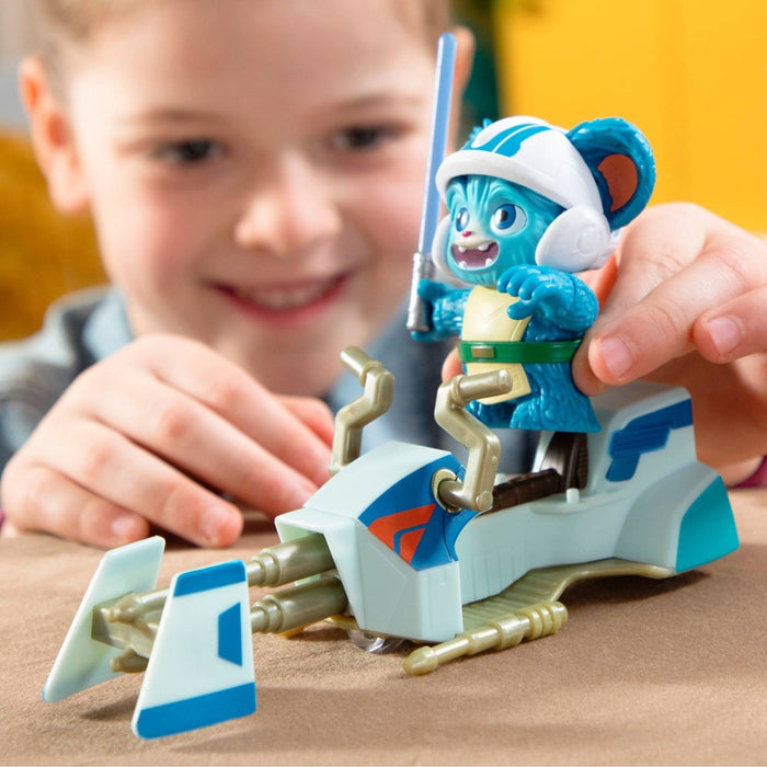 Star Wars Young Jedi Adventures Nubs and Speeder Bike Vehicle Set