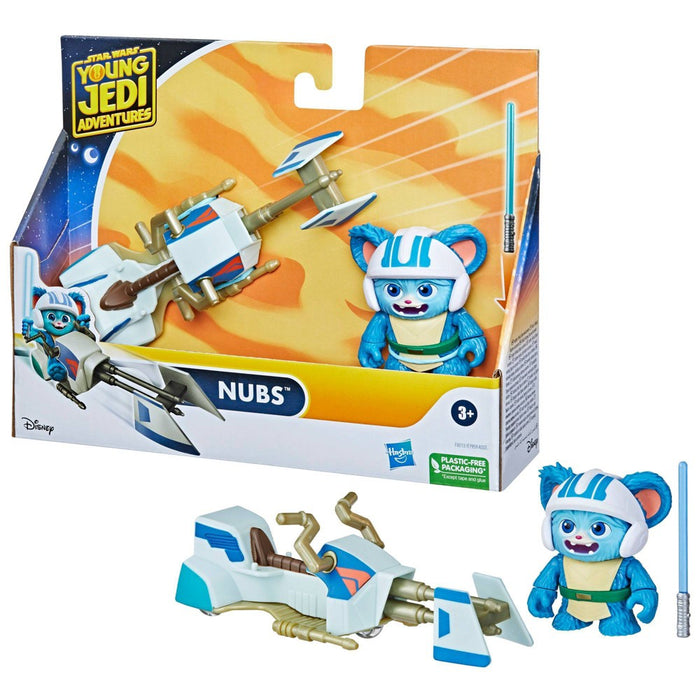 Star Wars Young Jedi Adventures Nubs and Speeder Bike Vehicle Set