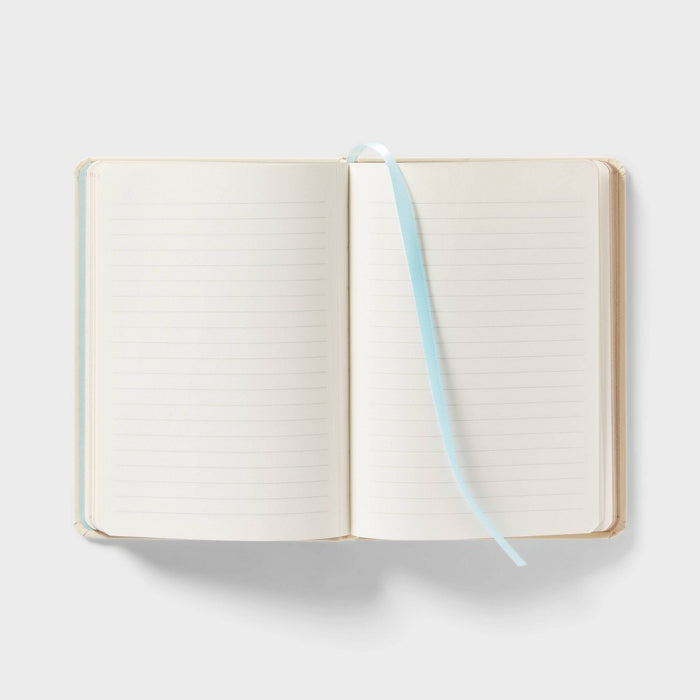 192pg College Ruled Journal 5"x7" Cream Monogram M - Opalhouse