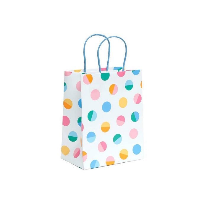 Cub Gift Bag with Circle pattern White - Spritz