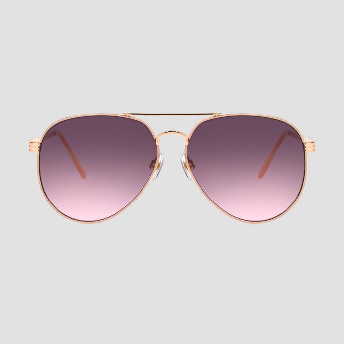 Women's Aviator Sunglasses - A New Day Rose Gold