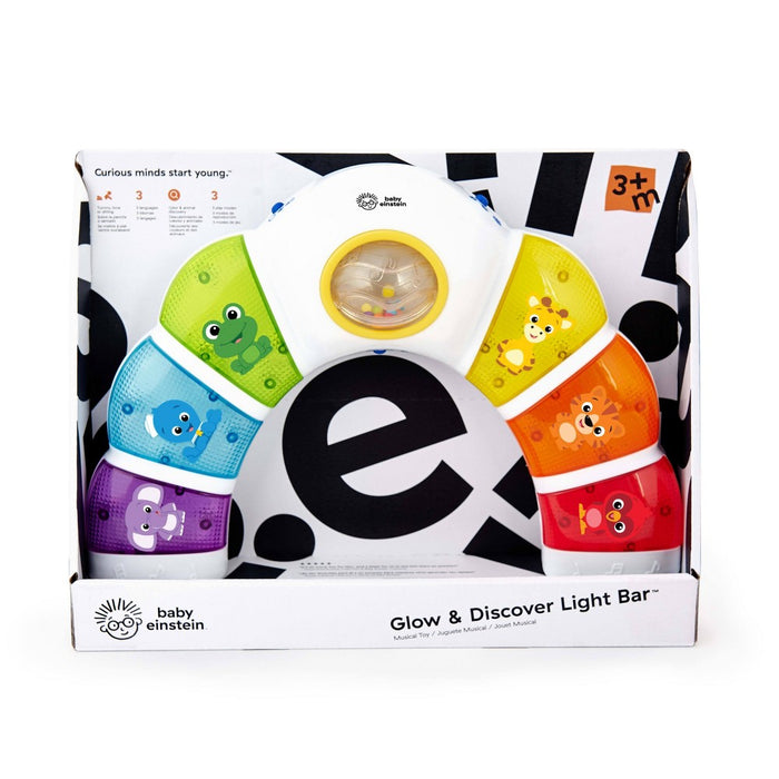 Baby Einstein Glow & Discover Light Bar Tummy Time Toy