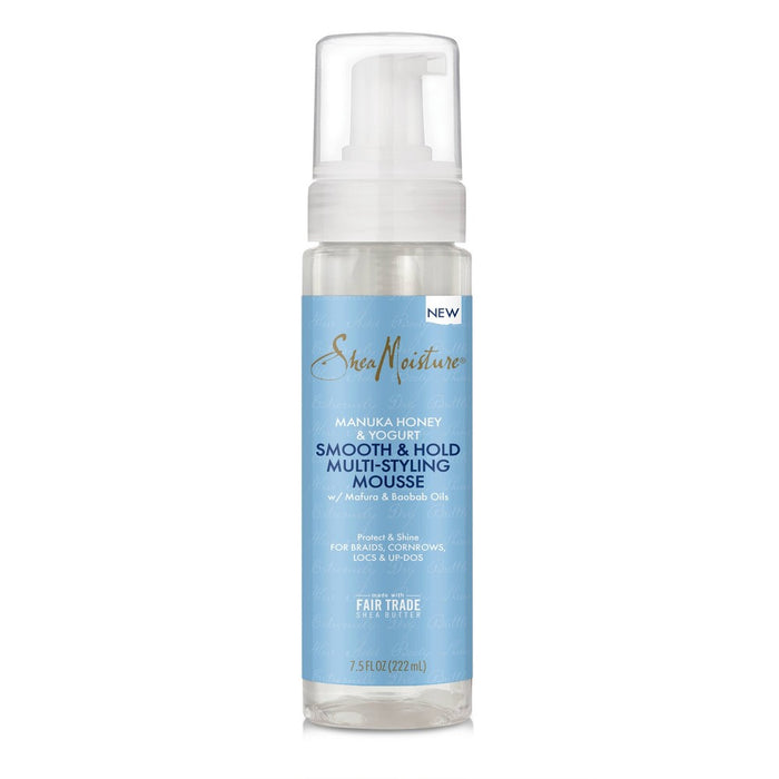 SheaMoisture Manuka Honey & Yogurt Smooth & Hold Multi-Styling Hair Mousse - 7.5 fl oz