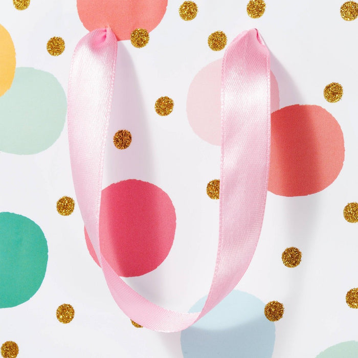 Glitter Dots Birthday X-Small Gift Bag - Spritz