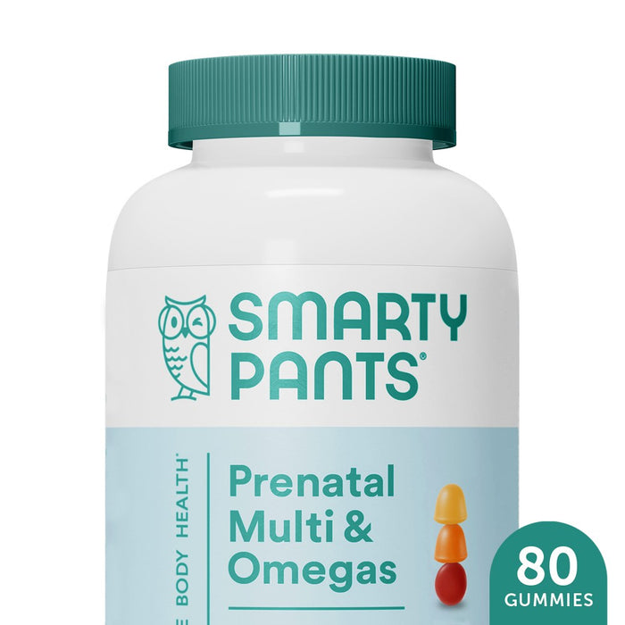 SmartyPants Prenatal Multi & Omega-3 Fish Oil Gummy Vitamins with DHA & Folate - 80 ct