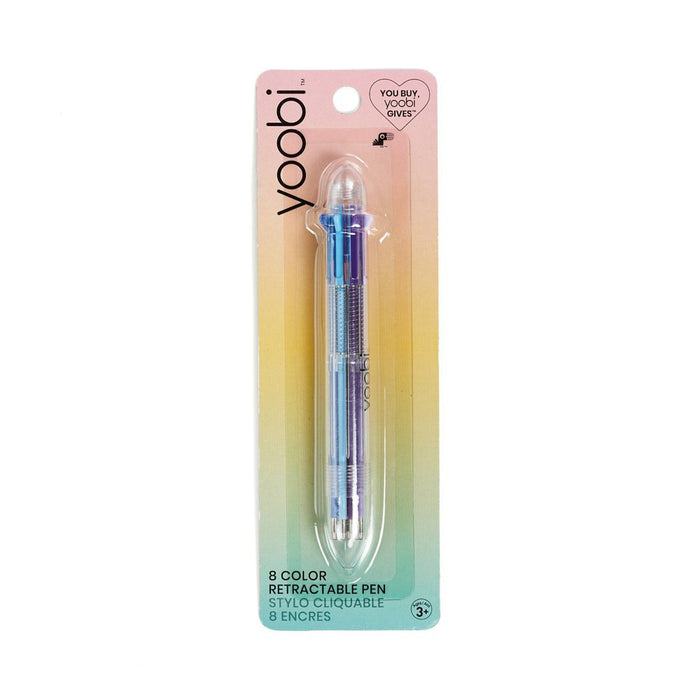 8 in 1 Retractable Ballpoint Pen - Yoobi